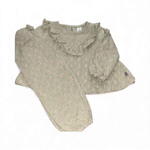 Floral Ruffle Jogger Outfit